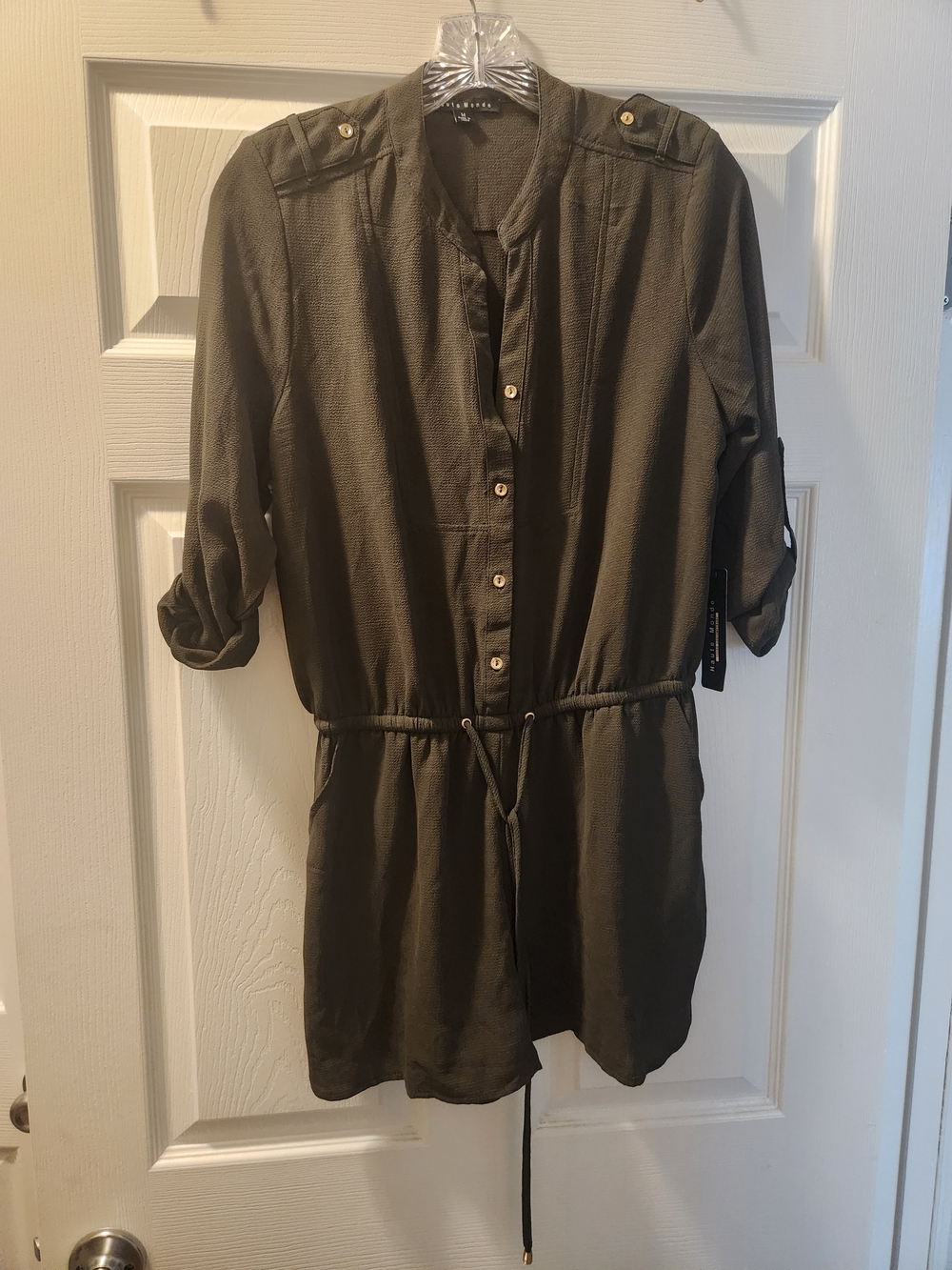 Olive Green Romper